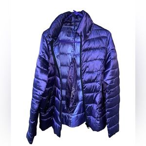 Packable purple jacket